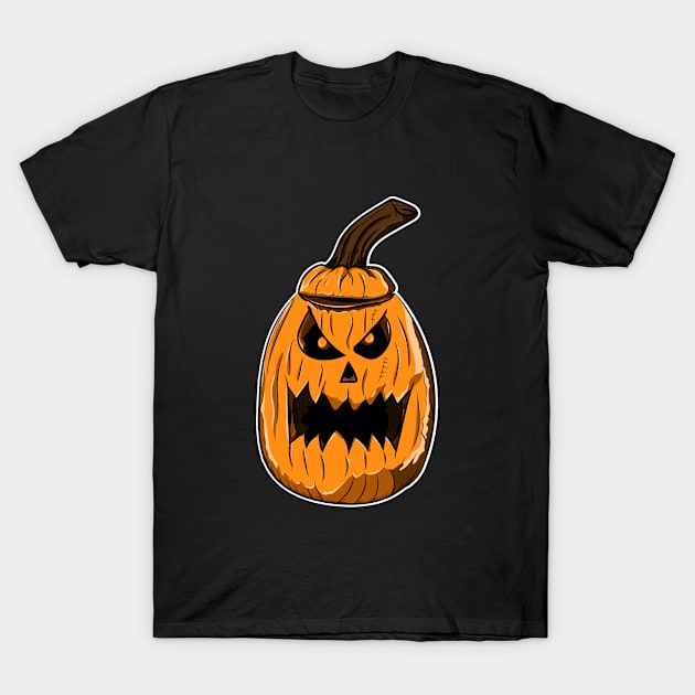 Jack o lantern Halloween pumpkin T-Shirt by ARMU66